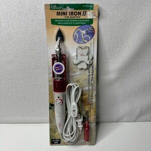 Clover Mini Iron II The Adapter Art No. 9100 Quilting Sewing Crafting Tool NEW
